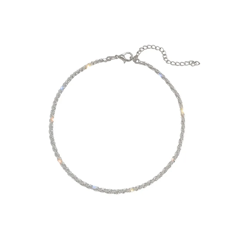 Silver Anklets 925 Sterling Fashion Simple Temperament For Women