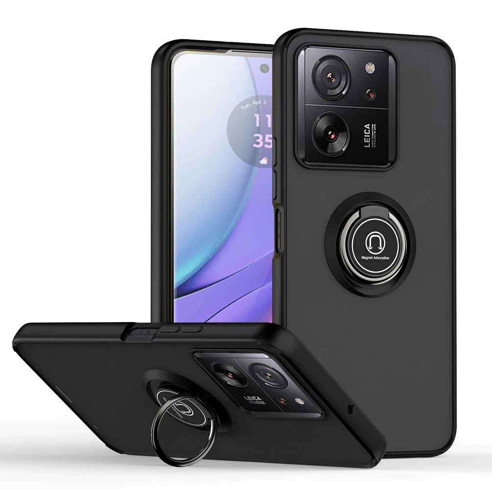 Universal Rotatable Phone Case with Finger Ring and Car Holder