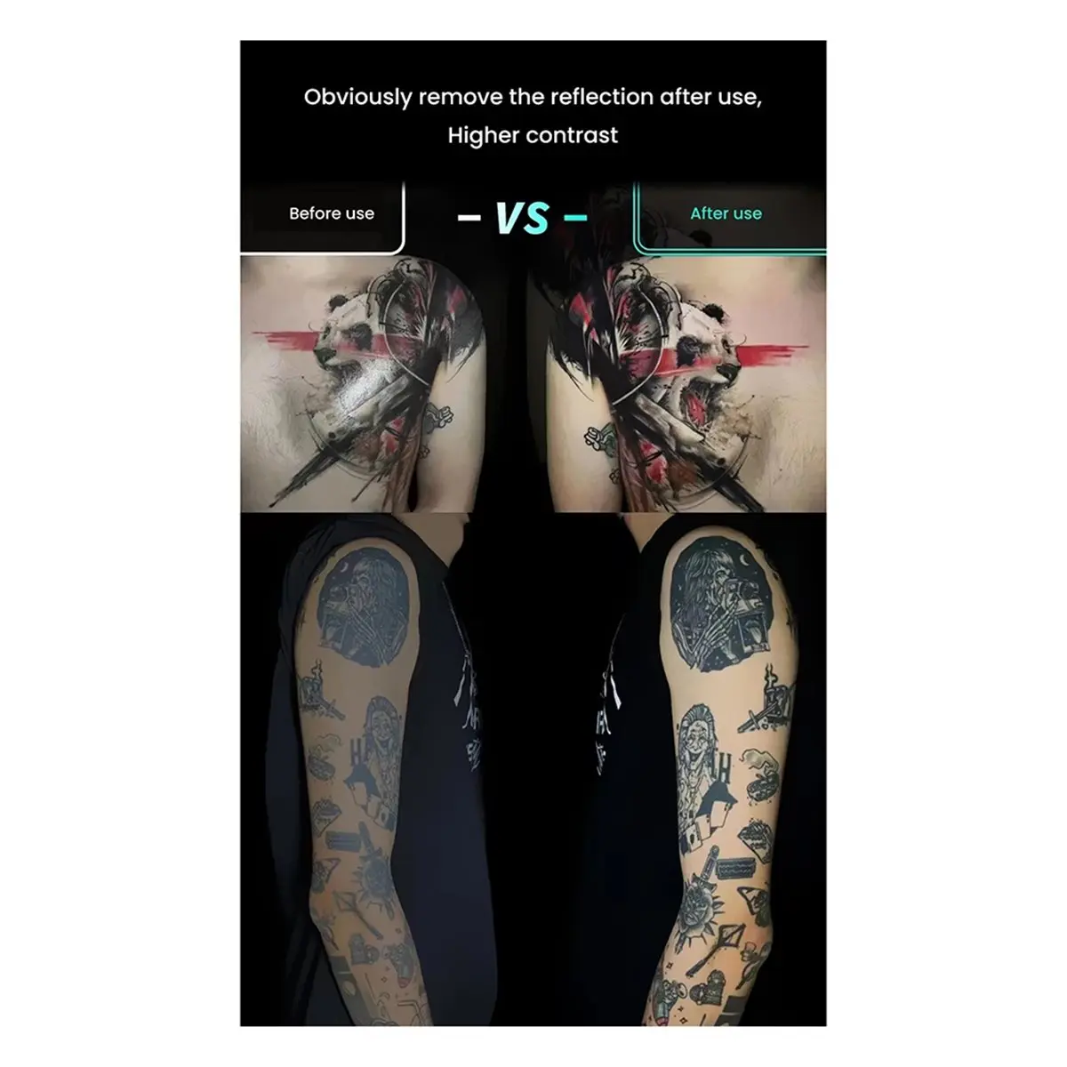 A10R 52mm CPL 휴대폰 렌즈 원형 편광 필터로 문신, 곤충, 보석 등의 반사광을 줄여줍니다. 모든 휴대폰에 사용 가능합니다.