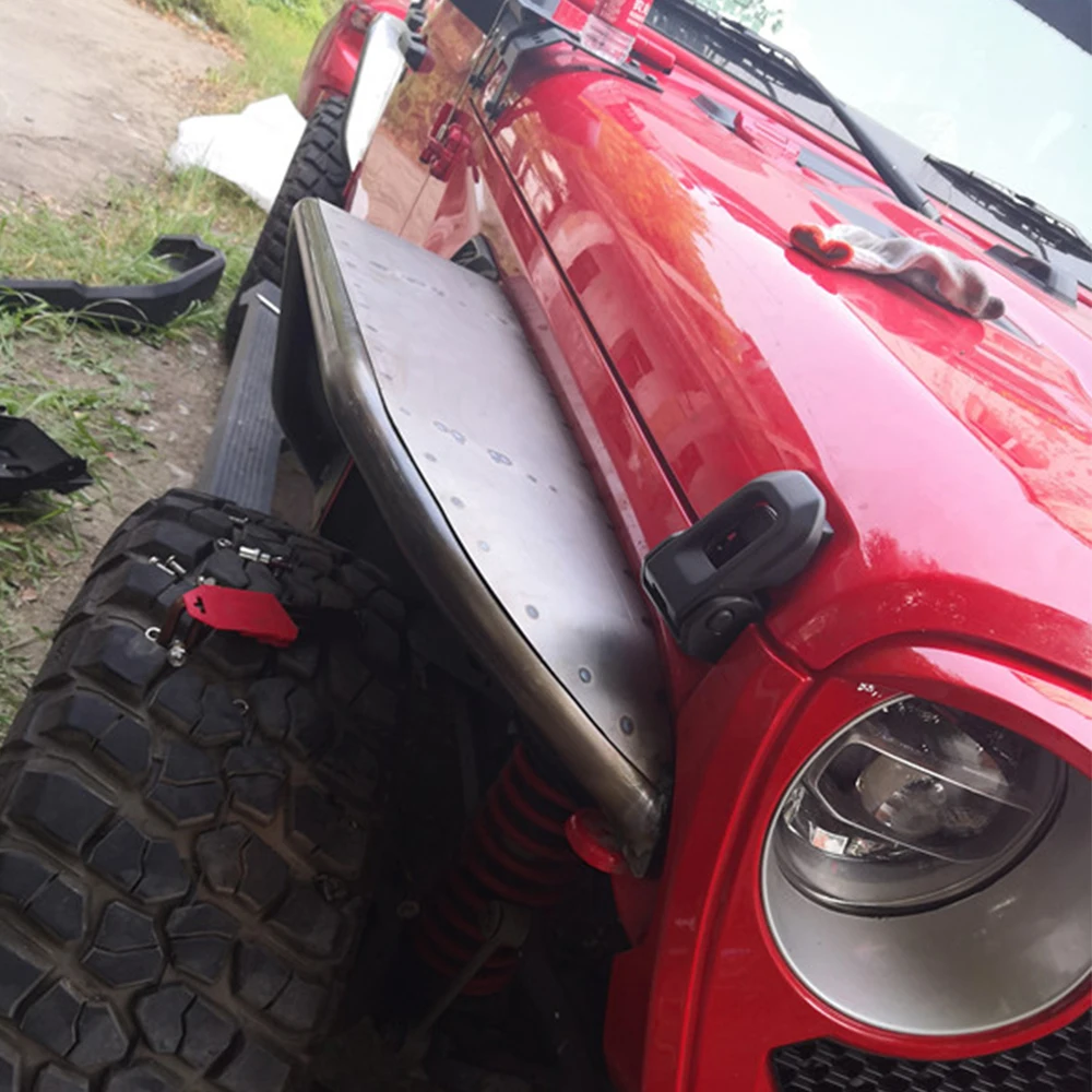 

LANTSUN Poison Spider Fender Flares JL Ffront +Rear steel for jeep JL for wrangler 2018+ Auto Extra Parts JL1127