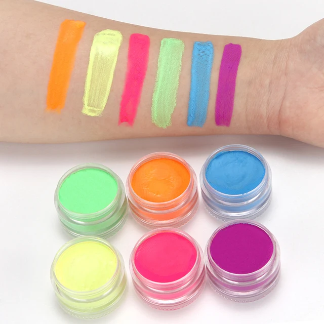 Face & Body Paint Kit 6 Colors Makeup Painting Pigment Water Activated  Paints Safe & Non-Toxic Hypoallergenic Facepaints - AliExpress