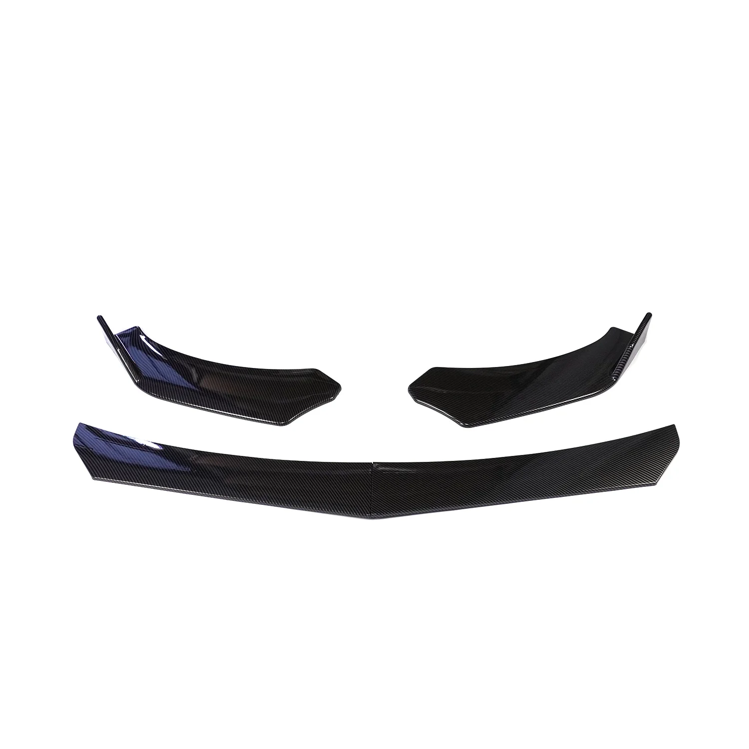 Car Front Bumper Lip Body Kit Spoiler Splitter Diffuser 4PCS Adjustable Universal Carbon Fiber Canard Splitter for BMW for Honda