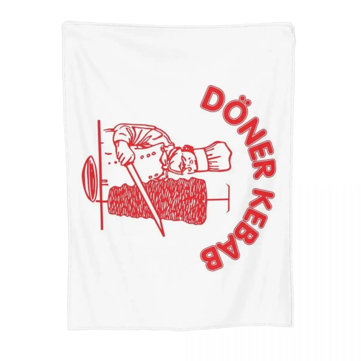 D?ner Kebab Throw Blanket Fluffy Softs Nap Thermals For Travel Summer Kid'S Blankets 3