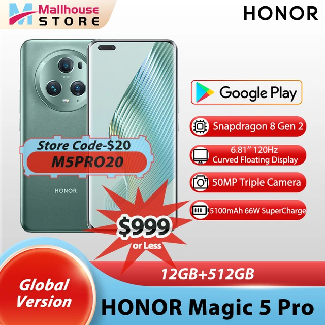 HONOR Magic 5 Pro グローバル版 緑 12/512 | angeloawards.com