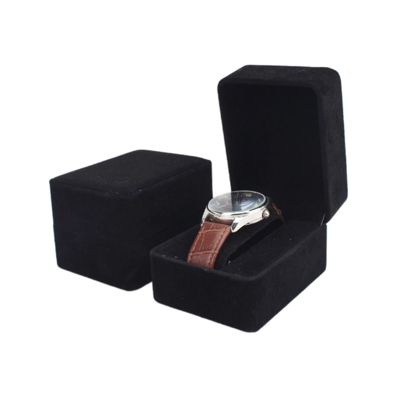 Boîte De Rangement Montre Oirlv - Cuir PU, Velours Intérieur | Idée Cadeau Homme - Anniversaire, Fête Des Pères