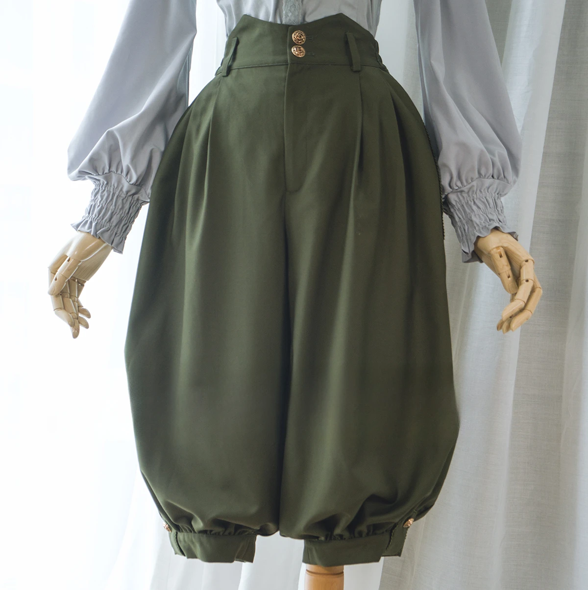 Minerva's Stitch * Vintage Riding Suit High Waist Half-pants Breeches * Surface Spell Lolita Bicycle Bloomer ~ Pre-order