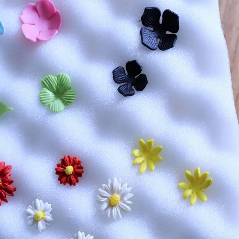 2pcs Soft Pottery Drying Stereotype Wave Sponge Pad Clay Polymer DIY Doll Flower Petal Drying Table Three-dimensional Foam Pad