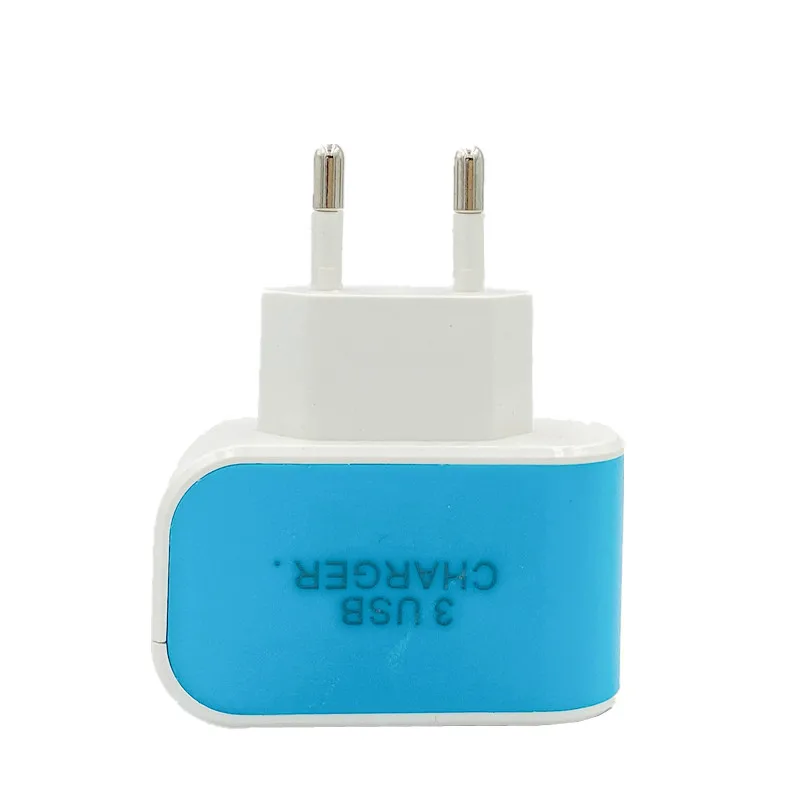 AC Adapter 3 Ports 3.1A Triple USB Port Wall Home Travel AC Charger Adapter US EU Plug Mobile Phone Charger