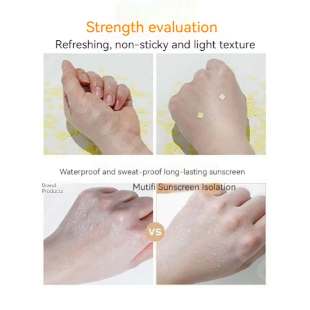 UV Isolation Face Sunscreen SPF 50 Moisturizer Non-Greasy Silky Touch Instant dry-oil free Protects Sensitive Body Skin Cream
