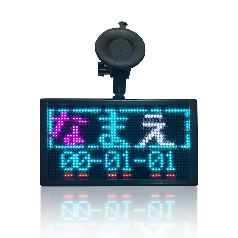 Car Window LED Sign WIFI Programmable Messages Car Display, 43 OFF