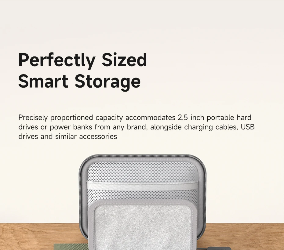 Hagibis Carrying Case for 2.5” External Hard Drive
