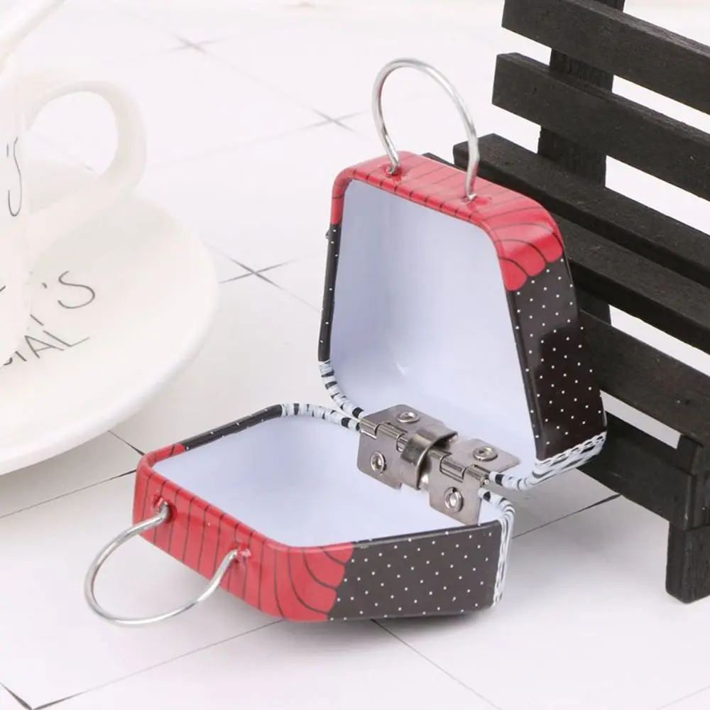 Vintage Miniature Metal Suitcase for Dolls description 11