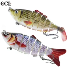 

CCLTBA 10cm 16.5g Multi Jointed Swimbait Hard Plastic Wobblers Minnow Crankbait Sinking Artificial Fishing Lures Tackle