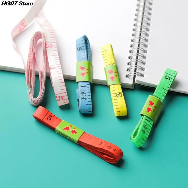 Body Measuring Ruler tape measure measuring tape measuring ruler Sewing Tailor Tape Measure Mini Soft Flat Centimeter Meter 0.5m