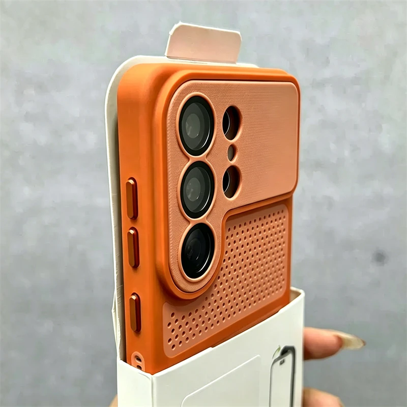 Breathable Heat Dissipation Magnetic Case with Magsafe Wireless Charging Compatibility