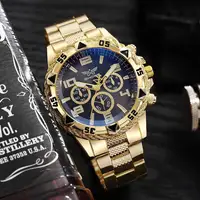 Rock Heavy Popular Big Dial Men Quartz Watches horloges mannen мужские часы Luxury Brand Men's Wristwatch Relogio Masculino Saat 1