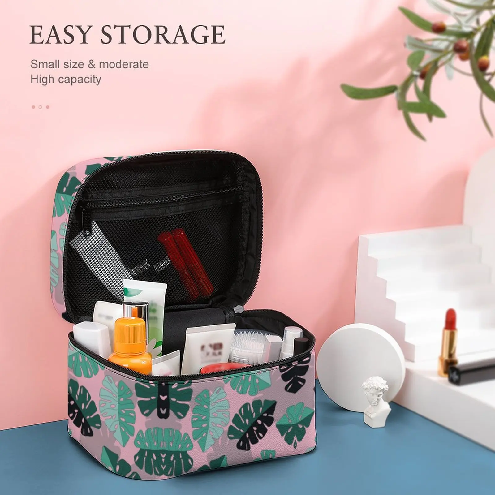 Customized Pattern Makeup Bag Outdoor Travel Makeup Bag Women Multifunction Cosmetic Bag Women Portable Travel Wash Bag
