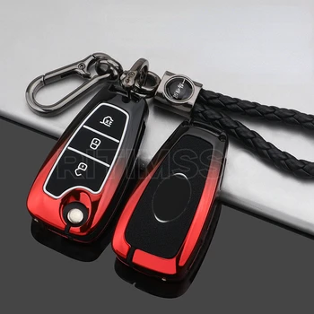 Colorful Car Folding Key Case Cover Bag for Ford Focus C-Max S-Max Galaxy Mondeo Ranger Transit Tourneo Custom Alloy Protector 2 Colorful Car Folding Key Case Cover Bag for Ford Focus C-Max S-Max Galaxy Mondeo Ranger Transit Tourneo Custom Alloy Protector - Colorful Car Folding Key Case Cover Bag for Ford Focus C Max S Max Galaxy