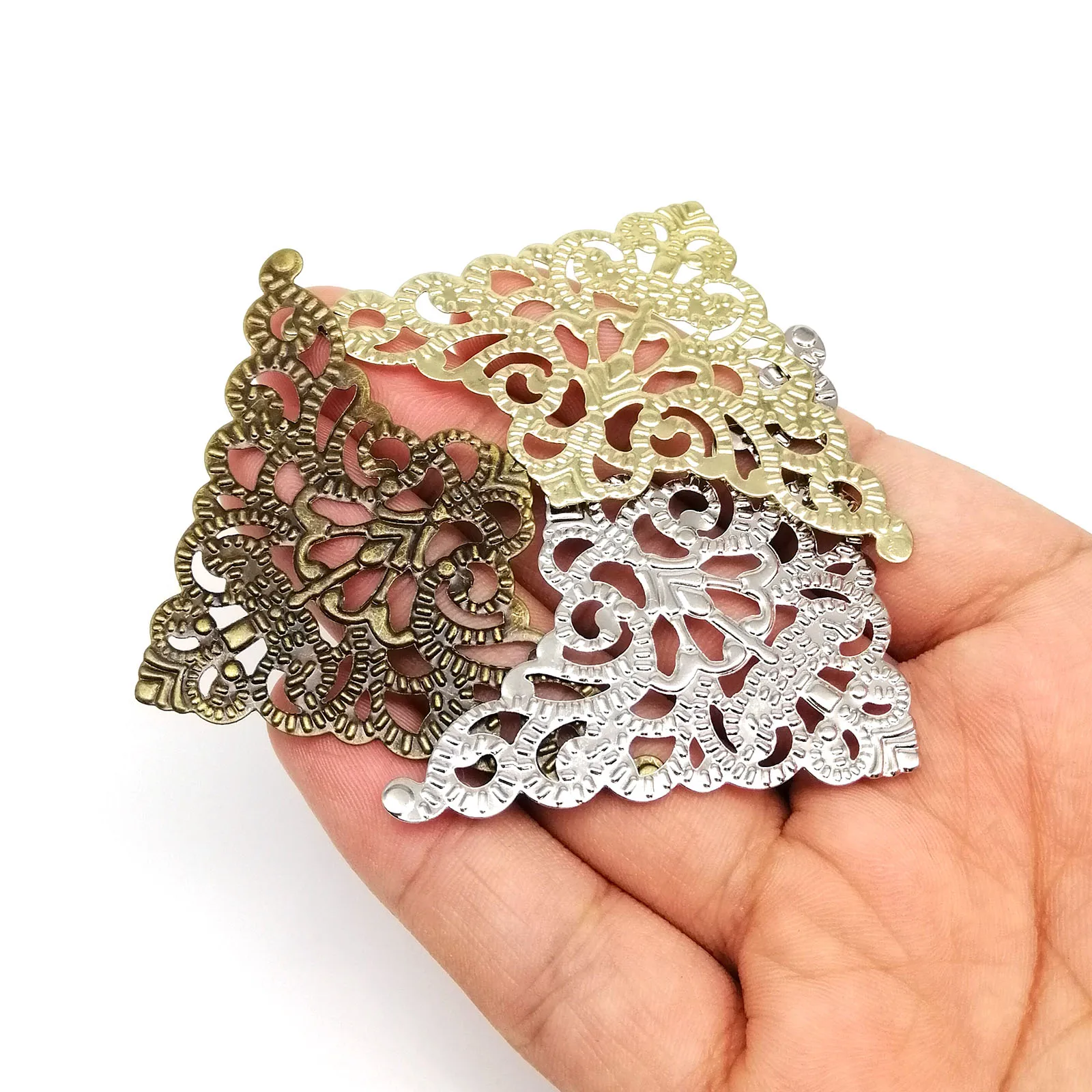 Metal Decorative Corner Cover Edge Protector for Book Scrapbook Photo Album Frame Jewelry Chest Gift Wine Wooden Box Case 12pcs furniture corner protector decorative corner cover metal decorative protectors
