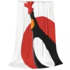Feathers Mcgraw Silent Penguin Blanket Flannel Wallace Gromit Lightweight Throw Blankets for Car Sofa Couch Bedroom Quilt 1