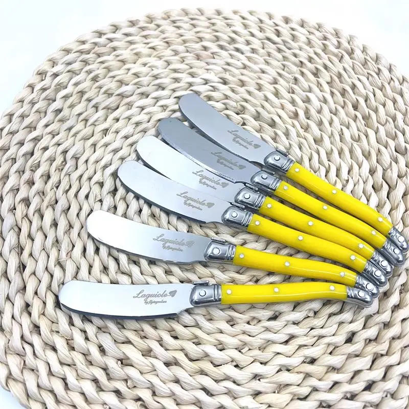Laguiole Cheese Spreaders Cutting Tool Stainless steel Butter Knives Slicer Cheese Tools Bar Restaurant Cutlery cheese butter knife