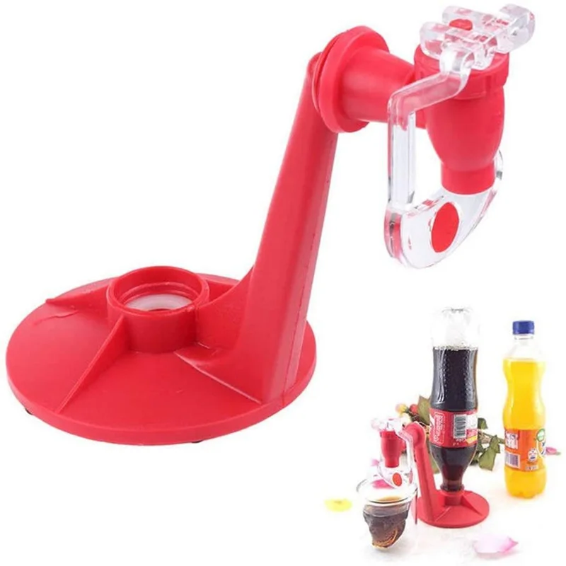 Soda Dispenser Coke Bottle Inverted Carbonated Beverage Upside Down Drinking Water Dispense Machine Home Party Pub Bar Drinkware beverage dispenser