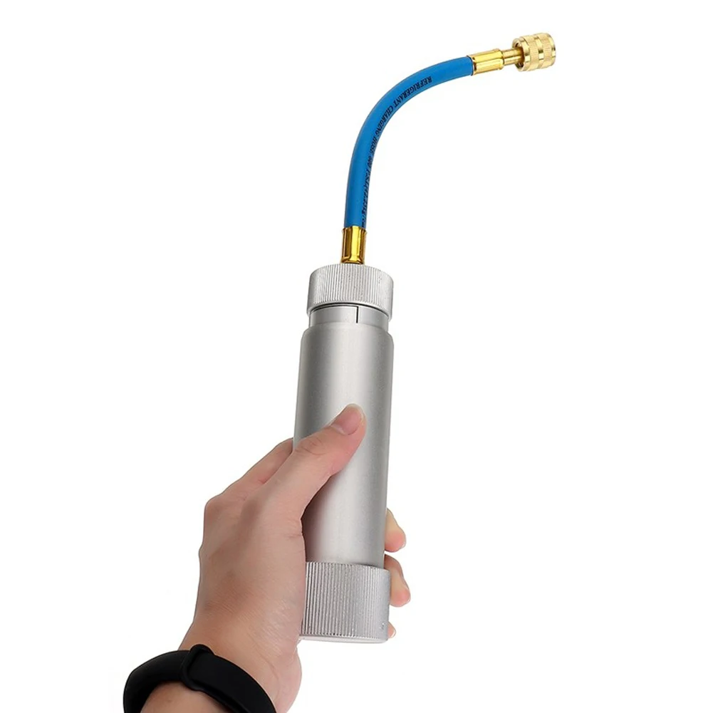 Iniettore Olio E Tintura Per Climatizzatore Auto - Pompa A Mano Per R134A E R12, Adattatore Per Manutenzione AC