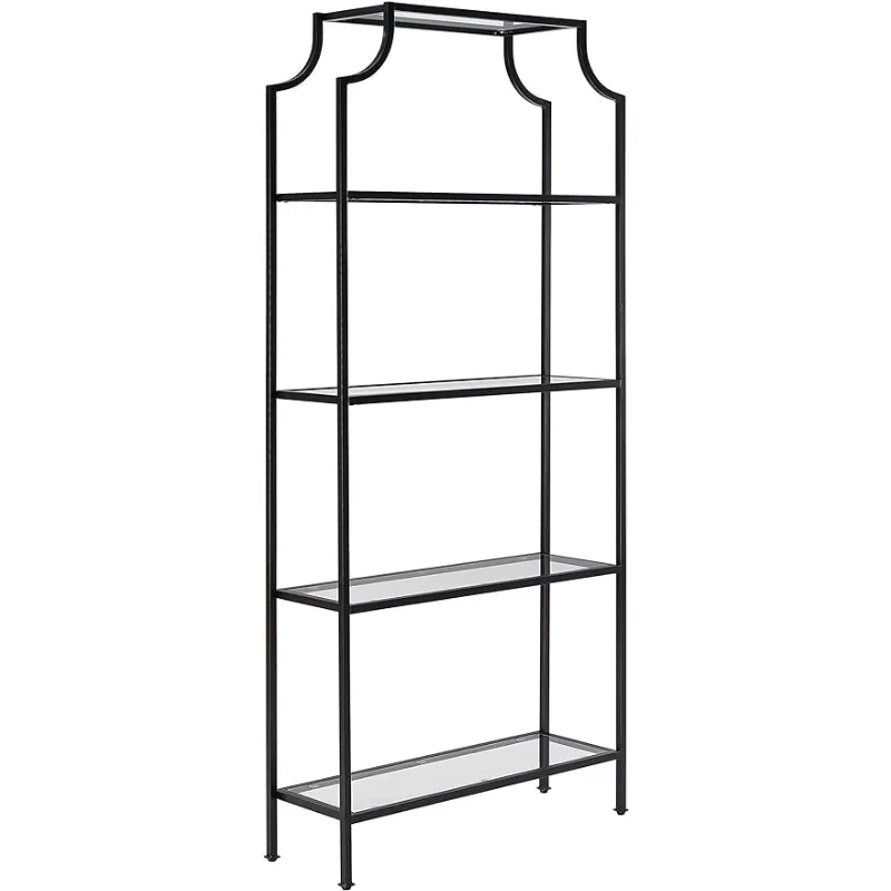 

Книжный шкаф Crosley для мебели Aimee Etagere, бронзовый, прорезиненный маслом