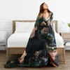 Tom Hiddlestons Photo Flannel Blanket Quality Super Warm English Actor Bedding Throws Winter Travelling Living Room Bedspread 5