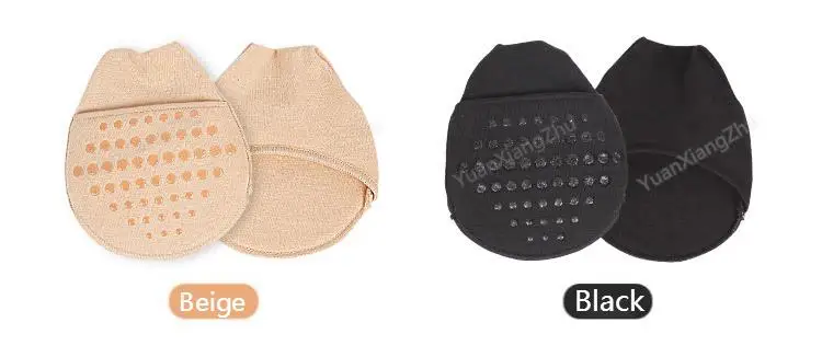 Neue Vorfußpolster Baumwoll-Einlegesohlen Komfortable Schuhpolster Schmerzlinderung Silikon Rutschfeste Schuheinlagen für Damen Fußpflegeprodukte – Detail 3