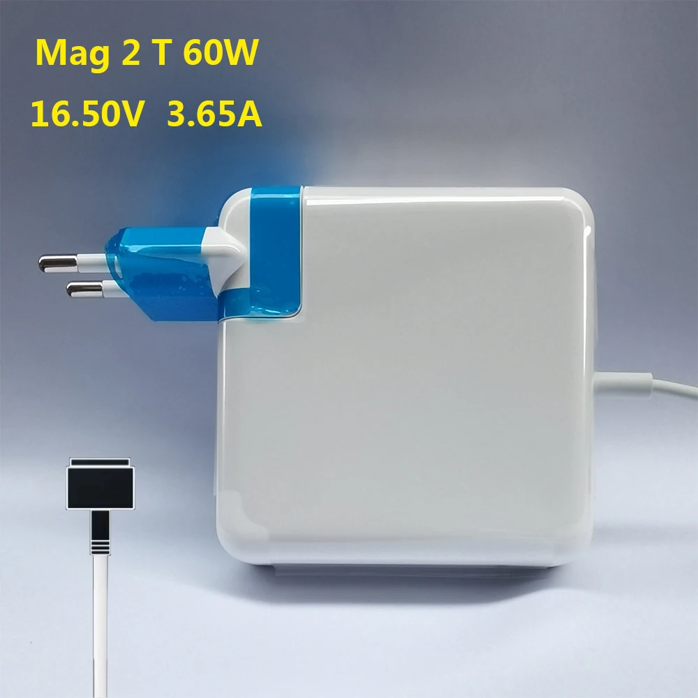 

Charger for apple Mac book pro 13" A1435 A1465 A1425 A1502 16.5V 3.65A Mag*2 T 60W T Laptop power adapter charger 100% Working