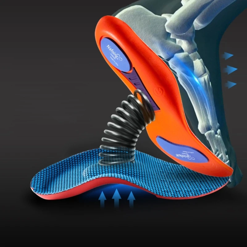 Sport Orthopedic Insoles for Feet Men Women EVA Breathable Shock Absorption for Running Basketball Care shoe insoles orthopedic insoles
