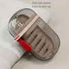 Portable Soap Box Travel Leakproof with Drain Holder Suitable for Bathroom Kitchen Camping Gym Simple Soap Storage Box 1