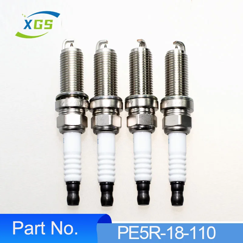 4 Pz Pe5R-18-110 Ilkar7L11 94124 Candela All'Iridio Per Mazda 3 6 Cx-3 Cx-5 Mx-5 2.0 2.5L Miata Pe5R18110
