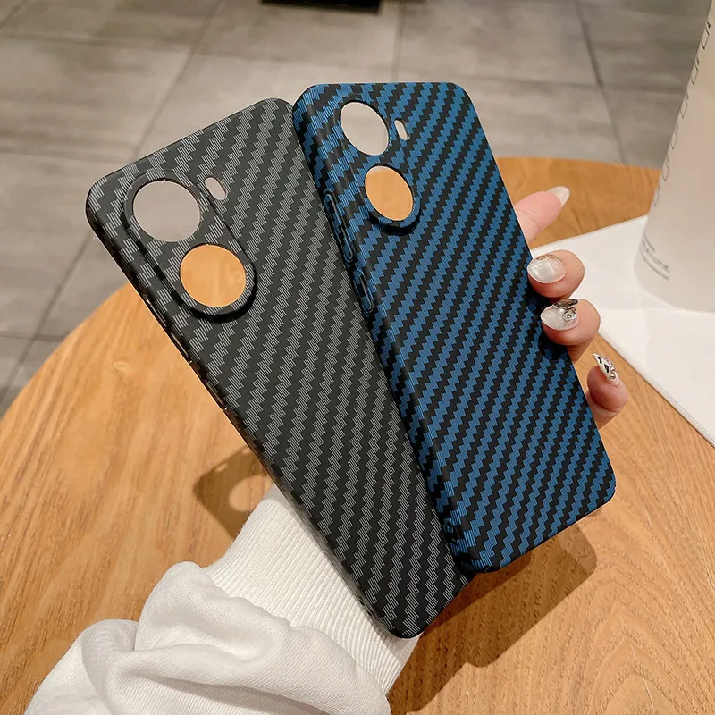 Ultra-Thin Carbon Fiber Stripe Pattern Hard PC Protective Back Cover