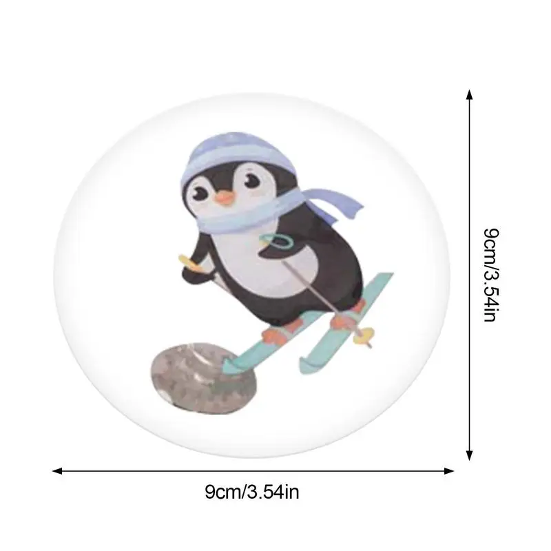 Hand Warmers Reusable Snap Heat Packs Penguin Pattern Reusable Snap Heat Pack Hand Warmers Click Pocket portable hand warmer