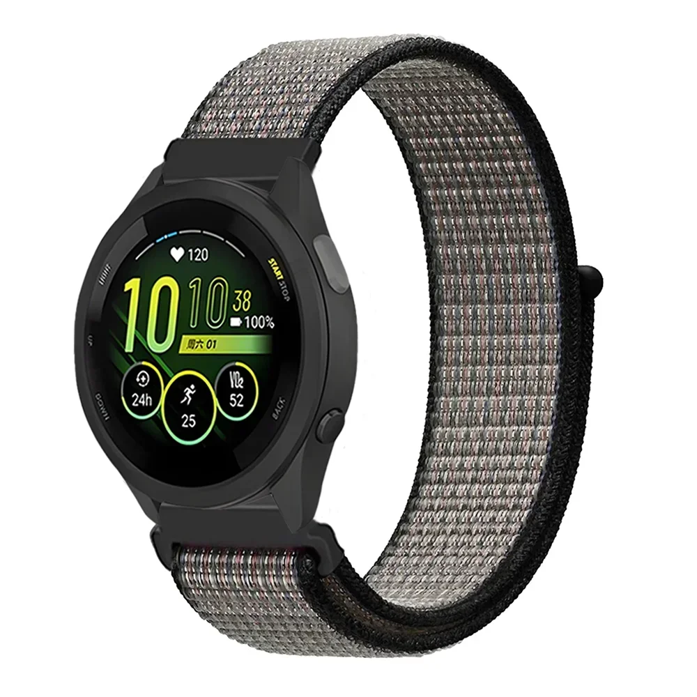 Nylon Braided Bracelet Band, 20mm 22mm Strap
