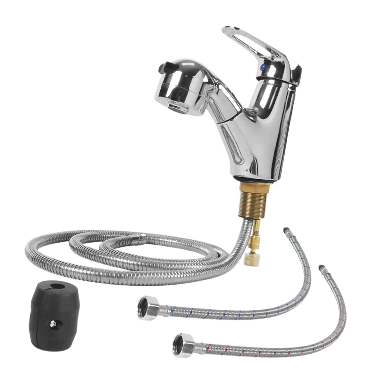 RV 욕실 수도꼭지, 사용하기 쉬운 샤워 스프레이 실버, 모터홈 Rvs