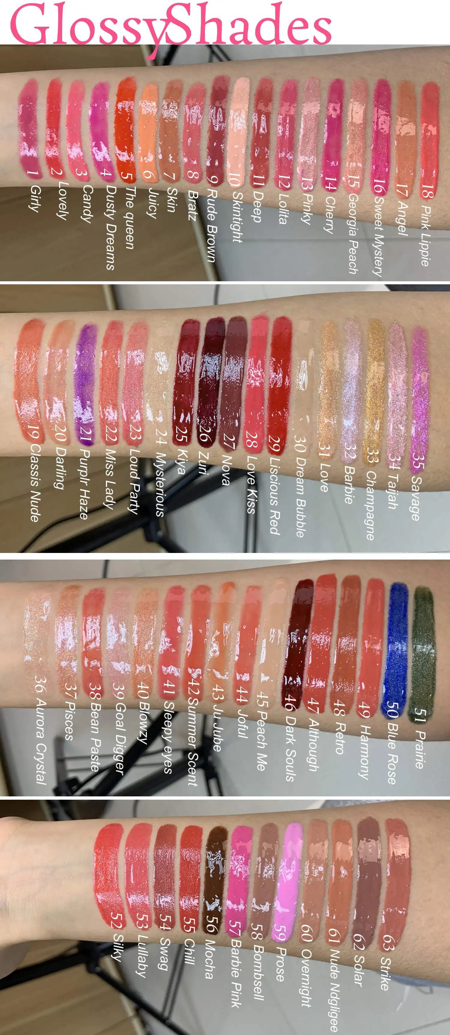 32 Colors Makeup Lip Stick Powder Long Lasting Lip Gloss Cosmetic