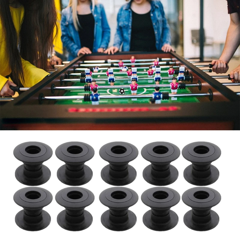 10Pcs/set 16mm Replacement For Foosball Bushing Soccer Table Football Bearing Parts Bushing Table Accessories Fun Games
