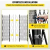 Bi-fold Security Door 87" High X 150" Wide Folding Door Flexible Extension Security Door Scissor Door or Keyed Door Bi-folding 5