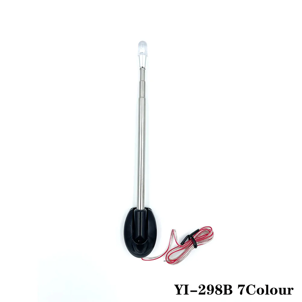 Car Modified Telescopic Antenna with Lighted Anti-collision Indicator Installed Anywhere On the Body