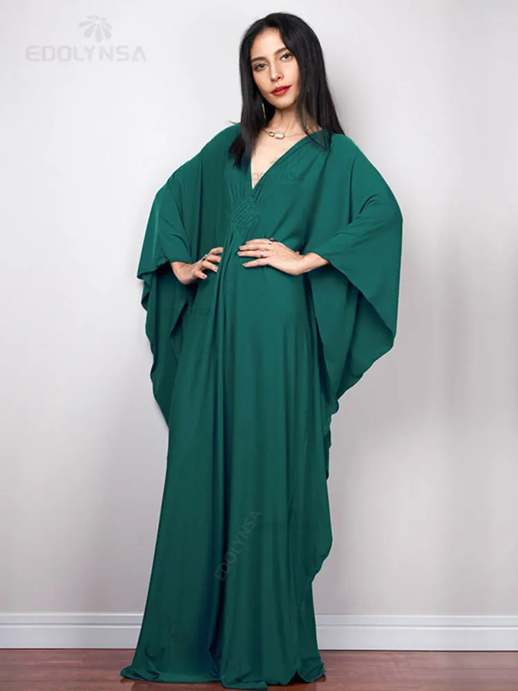 Womens Long Loose Kaftan Dress | Kaftan Maxi Dresses Women - 2023 V ...