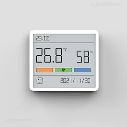 Digital LCD Indoor Temperature and Humidity Sensor with Clock (1pcs)
