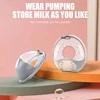 2 Pcs/Set Wearable Nursing Cups Breast Shells Breastmilk Collecter Silicone Milk Catcher for Nursing Moms 3