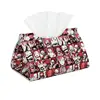 My Hero Academia Collage Facial Tissue Box Cover Rectangular Waterproof PU Leather Tissue Holder for Bathroom Home Office Car 1