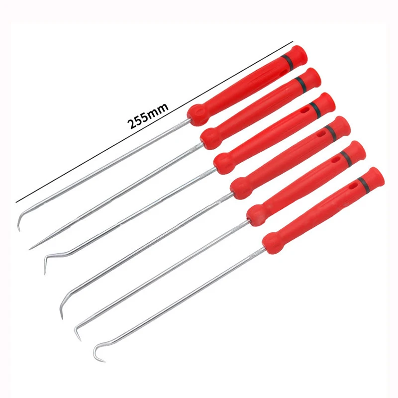 4/6/10Pcs 115mm Car Auto Vehicle Oil Seal Screwdrivers Set O-Ring Seal Gasket Puller Remover Pick Hooks Tools