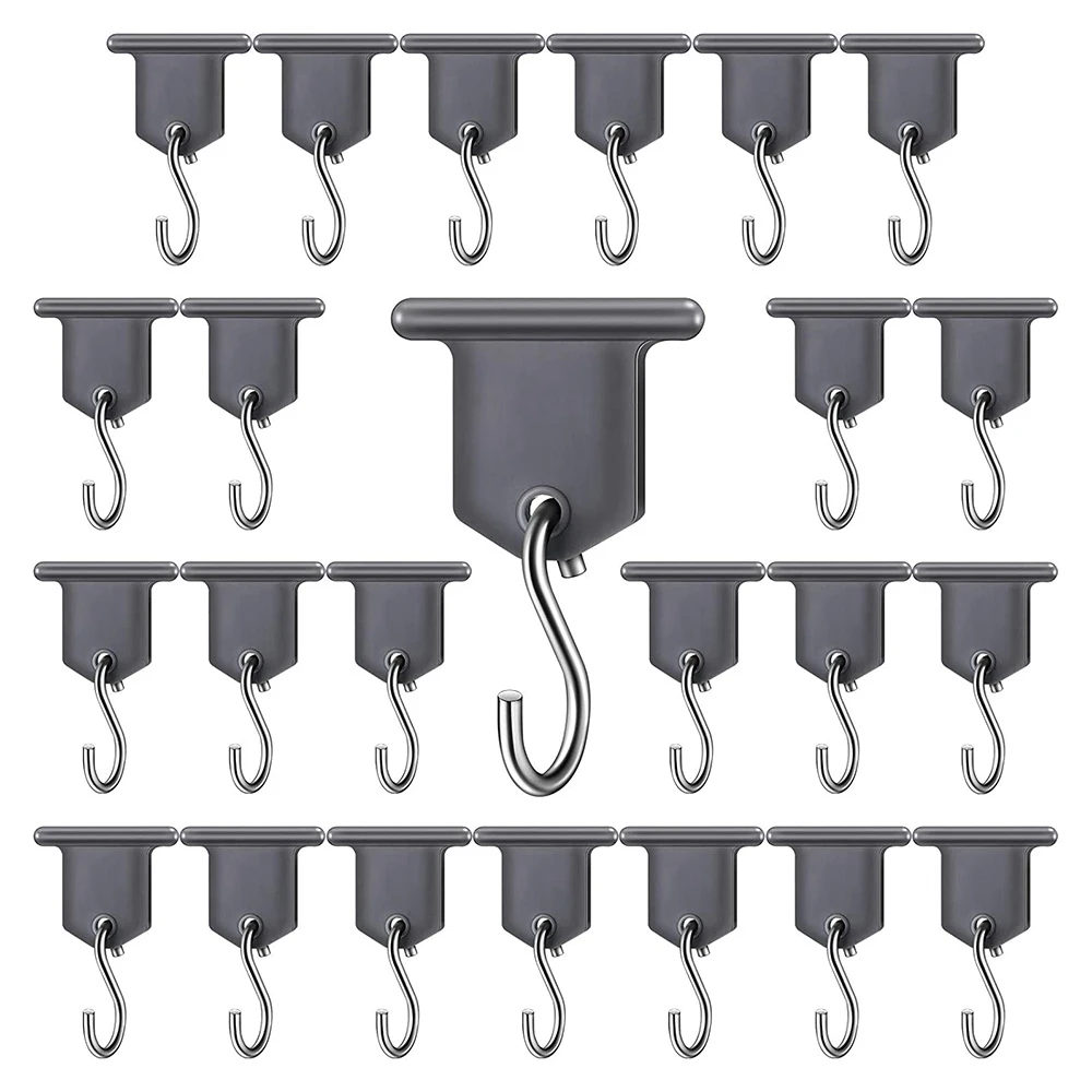 

24PCS Camping Awning Hooks RV Awning Hangers Hooks RV Party Light Hangers for RV Caravan
