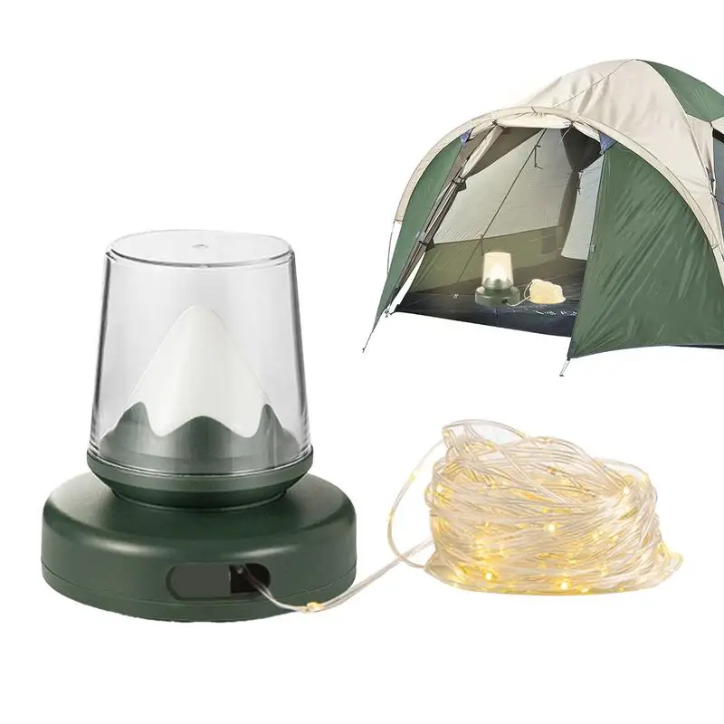 

Походная гирлянда 2 в 1, уличная Снежная и горная гирлянда с несколькими режимами, регулируемая, перезаряжаемая