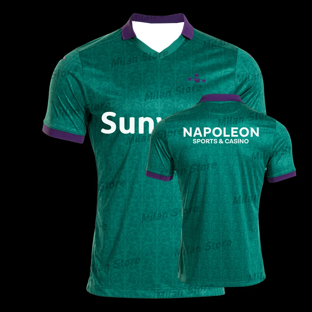 T Shirt Football Jersey Belgium O-Neck Quick Drying RSC Anderlecht Kit Design 25-26 Jersey Kit for Men Adult/KID